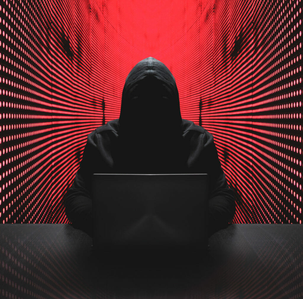 Dark code-style authority background